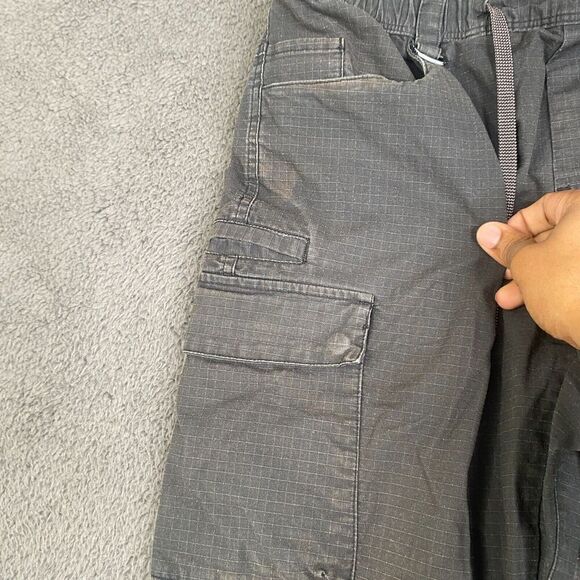 Mens 686 All Time Wide Taper black ripstop Cotton Cargo Small - Picture 4 of 10